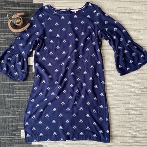 Bell-Sleeve Dress